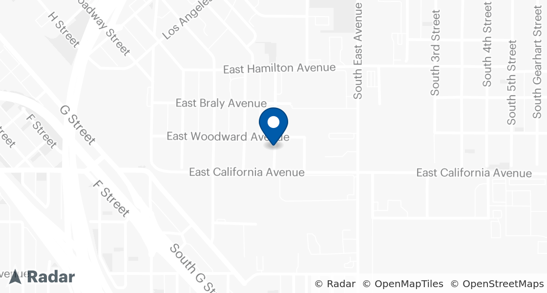 Map of Dairy Queen Location:: Fair, Fresno, CA, 93721